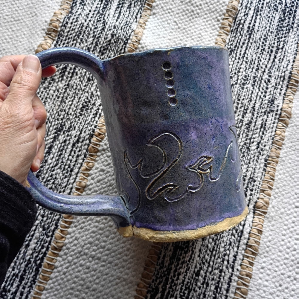 Giant Handcrafted Unique Ceramic Mug